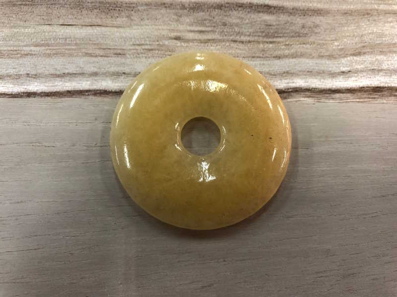 Donut Aragonito Amarillo 4.5 cm